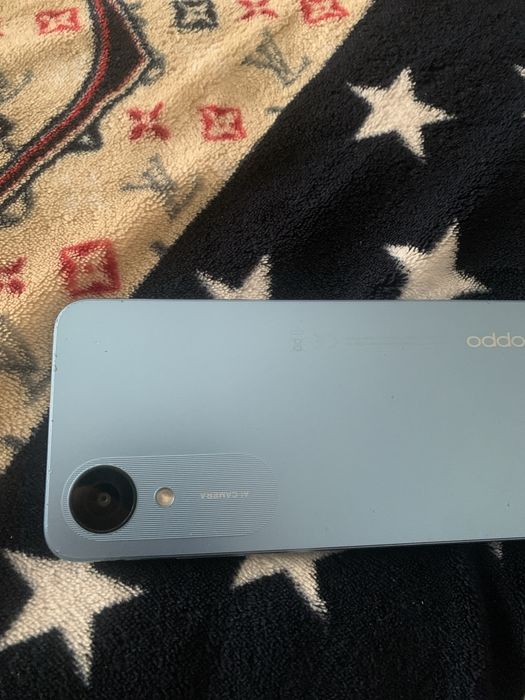 Oppo A17k голубой