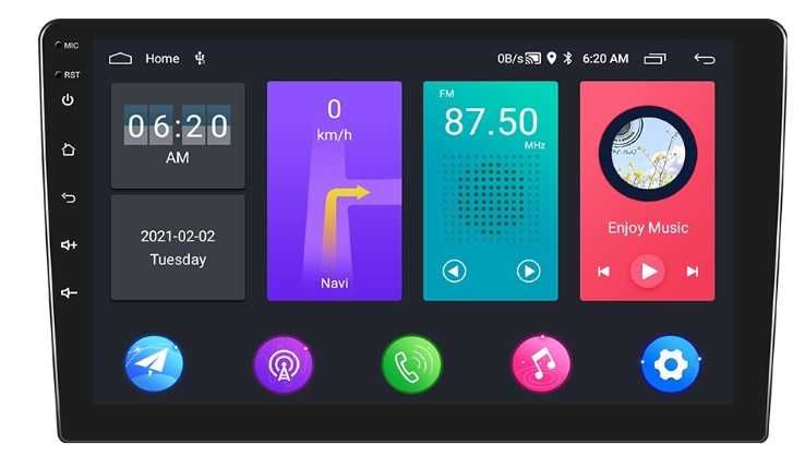 TOYOTA SIENNA 2016-2017 - 9" андроид навигация, 9524