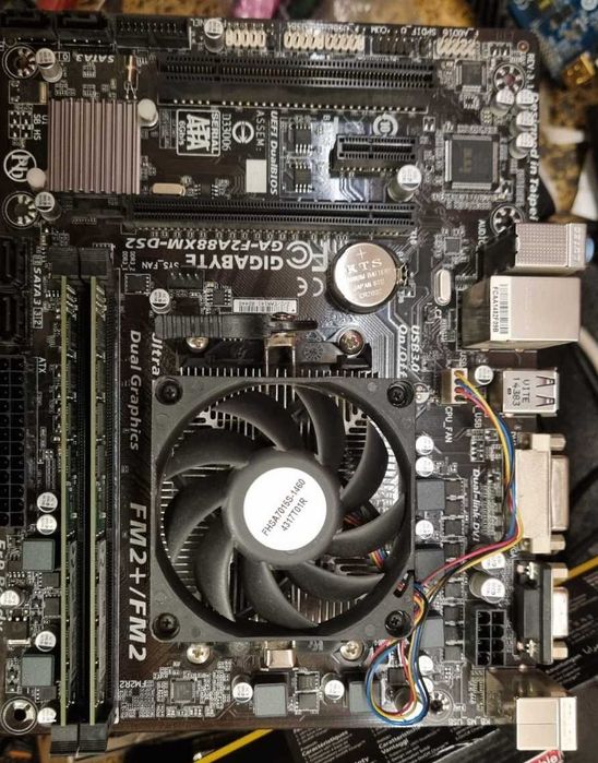 kit MB FM2+ AMD A6-6420K 8Gb ram