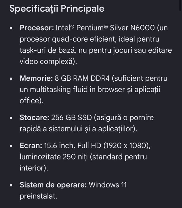 Laptop HP 15 s nou