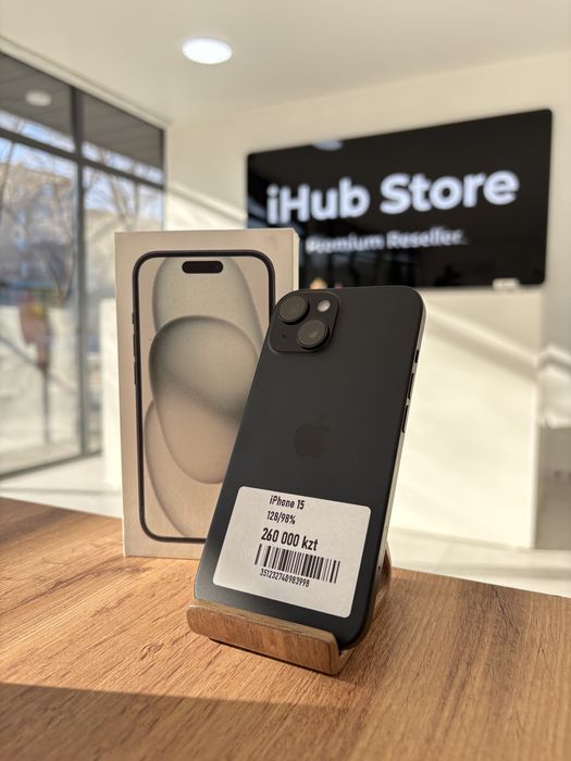iPhone 15 • 128GB / 98% black Айфон 15 • 128 гб / 98% черный