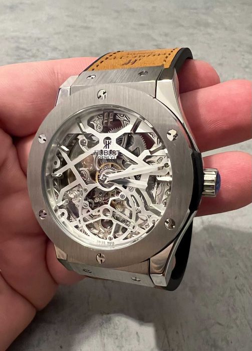 Ceas H u b l o t Skeletron silver