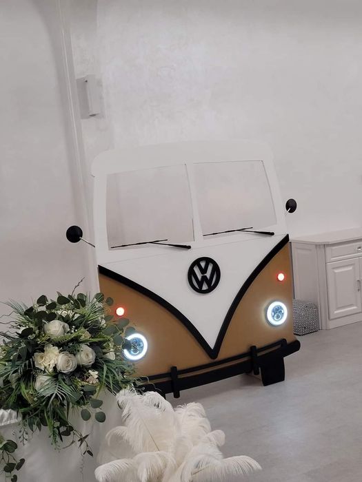 Panou poze evenimente nunta botez cununie majorat petrecere VW T1 auto