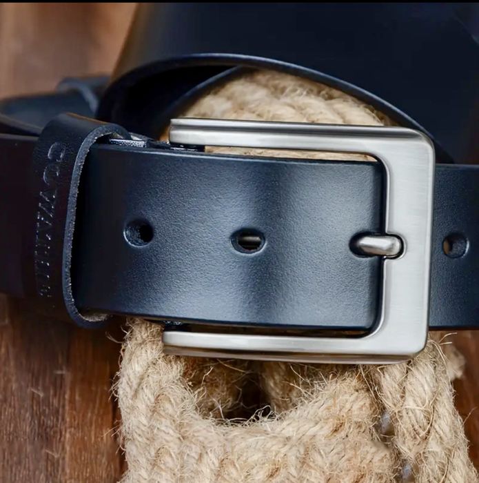 Мъжки, премиум кожен колан COWATHER*/Естест. телешка кожа -10%Промоция