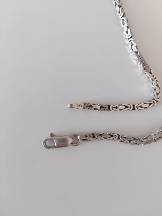 Серебряная цепь 925 пробы