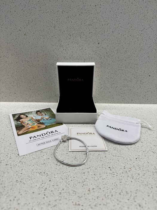 Сребърна гривна Pandora Infinity Heart