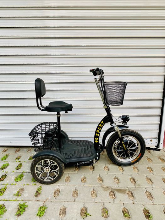 РАЗПРОДАЖБА !!! НОВ Ел. скутер-триколка VSSPORT VS350, Гаранция