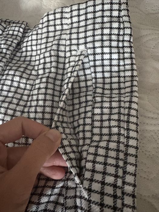Кариран панталон Zara