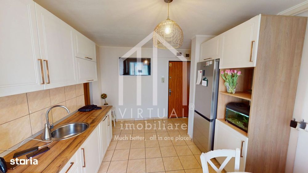 Apartament de vanzare in Sibiu cu 3 camere 65 mp utili, bloc cu lift