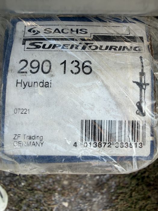 2бр Нов заден амортисьор SACHS 290136 Hyundai H100 Porter Toyota Hiace Dyna