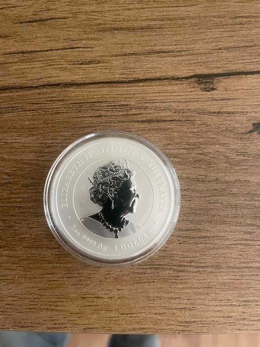 Lunar III "Dragon" 2024 - Австралия 1 унция сребърна монета