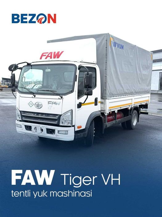 Sotuvda tayyor!!! Tentli avtofurgon FAW Tiger VH