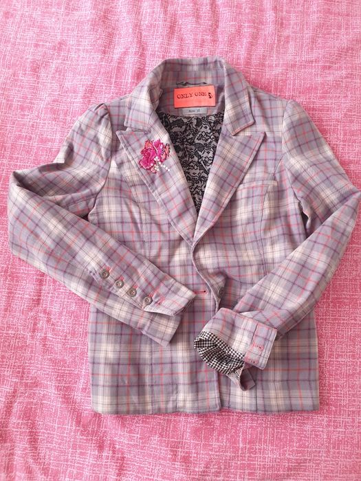 Sacou only pisicuță/carouri