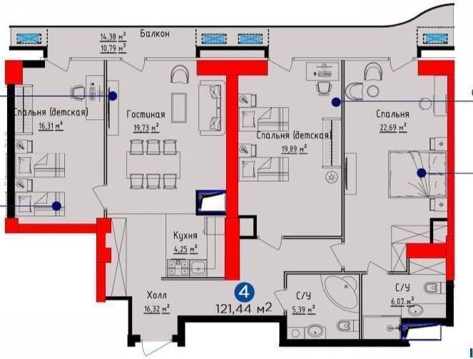 NRG U-Tower Продается 4 комнатная квартира коробка ул.И.Каримова