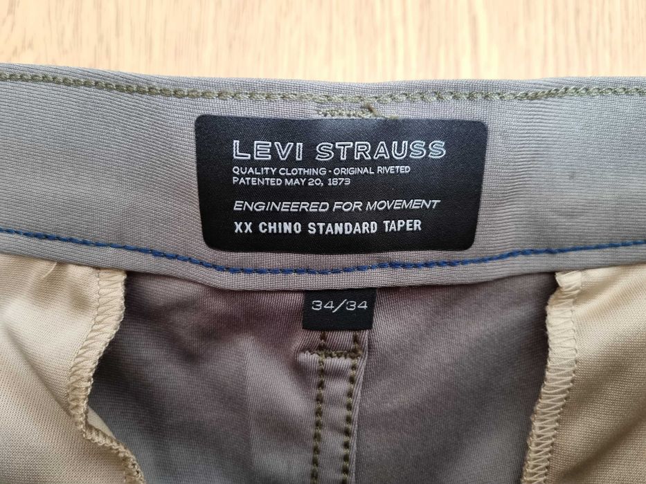 Мъжки панталон Levi's Chino Standard Tech, размер 34х34