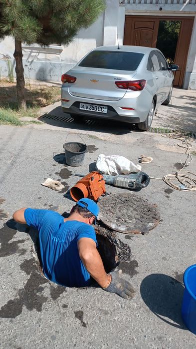 Kanalizatsiya kuvurlarini tozalash xizmati 24/7