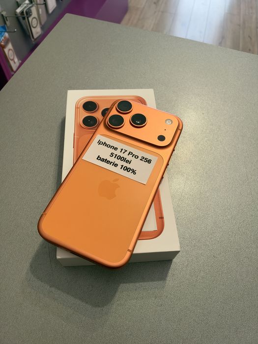 Magazin Vinde: Iphone 17 Pro 256gb 100% batetie