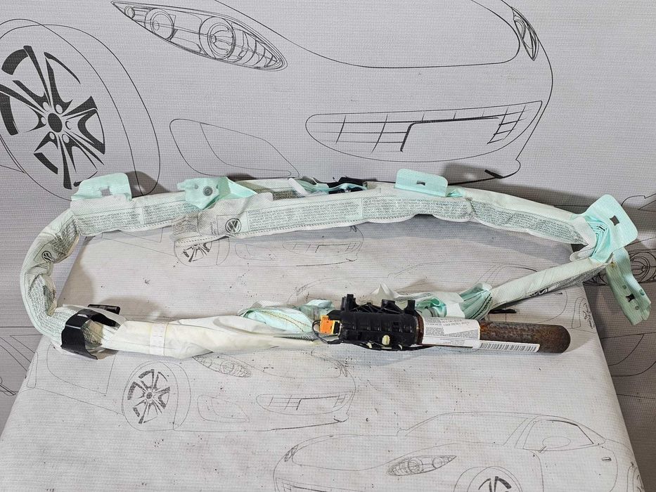 Airbag cortină dreapta Volkswagen Passat B7 2011-2014 2014 2.0 TDI 103kW Cod OEM: 3C0880742G (5F3)