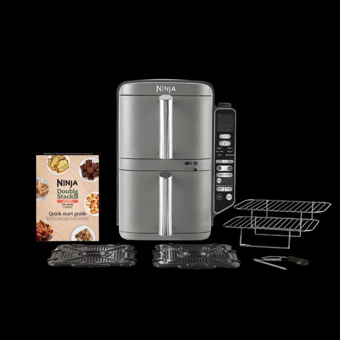 Airfryer Double Stack XL Smart SL451, 2470W, 9.5L, 6 funcții de gătit, termometru digital, gri Ninja
(8)