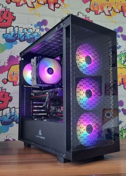 Unitate PC Gaming: i5 8500/16GB RAM/GTX 1080 8GB/256GB SSD/1TB HDD/ARGB