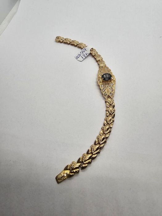 Vand bratara din aur 18 k cu safir 17.62 g cod 547