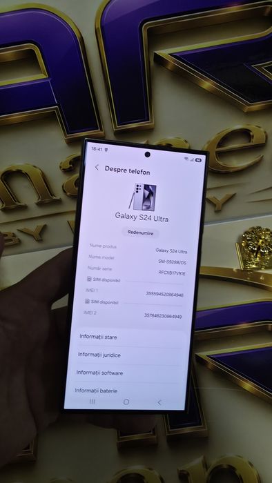 Samsung S 24 Ultra 5G 512GB 12GB Ram Duos.Preṭ fix!