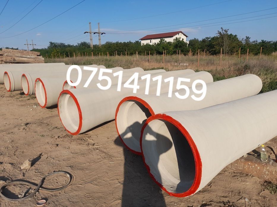 Vand tuburi din beton armat  DN400 DN600 ; DN800 TUBURI NOI ARMATE