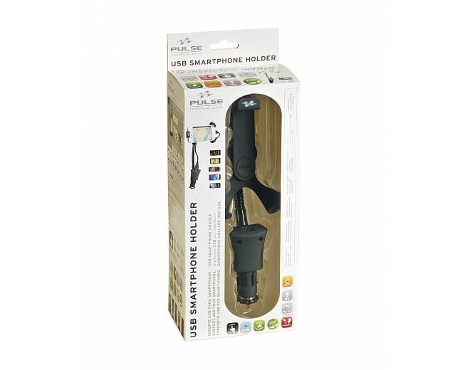 Suport auto BestAutoVest pentru telefon 4 H-108/135 L-45/75mm cu incarcator fixare la bricheta masinii