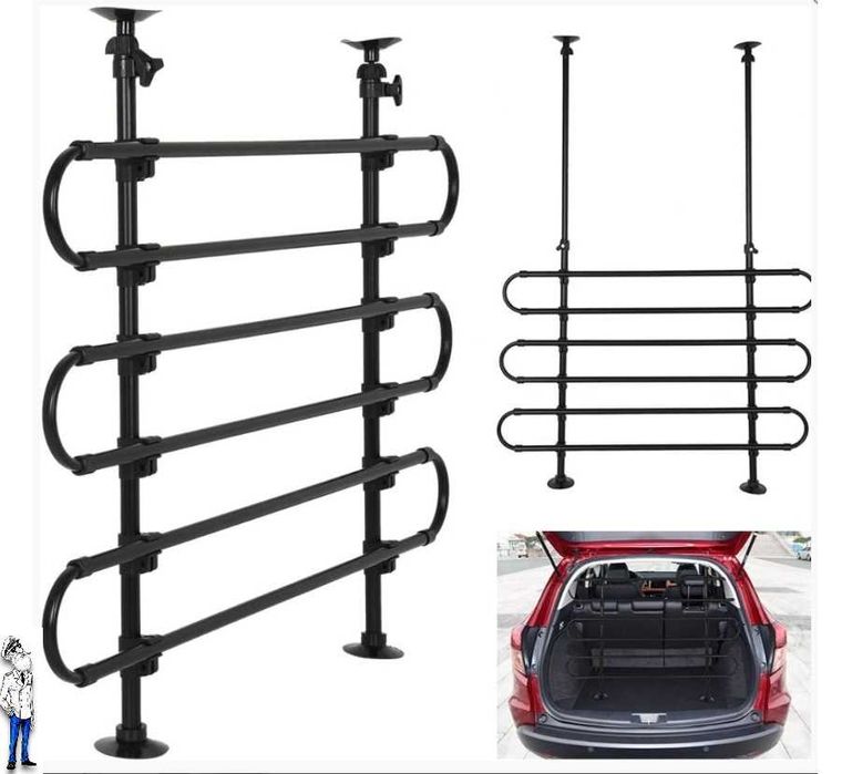 Преграда за кола за домашни любимци, за багажник