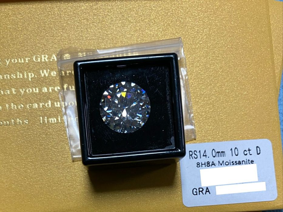 Разпродажба! Диамант 2 карата и 10 карата, мойсанит за подарък, бижу