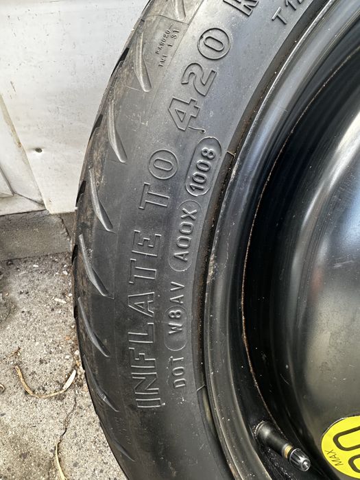Резервна гума патерица T125/70/17 5x114.3