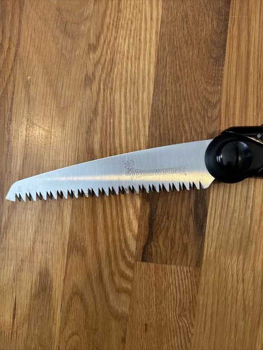 Супер острая, удобная ручная пила Browning 322-900 с чехлом. Япония.