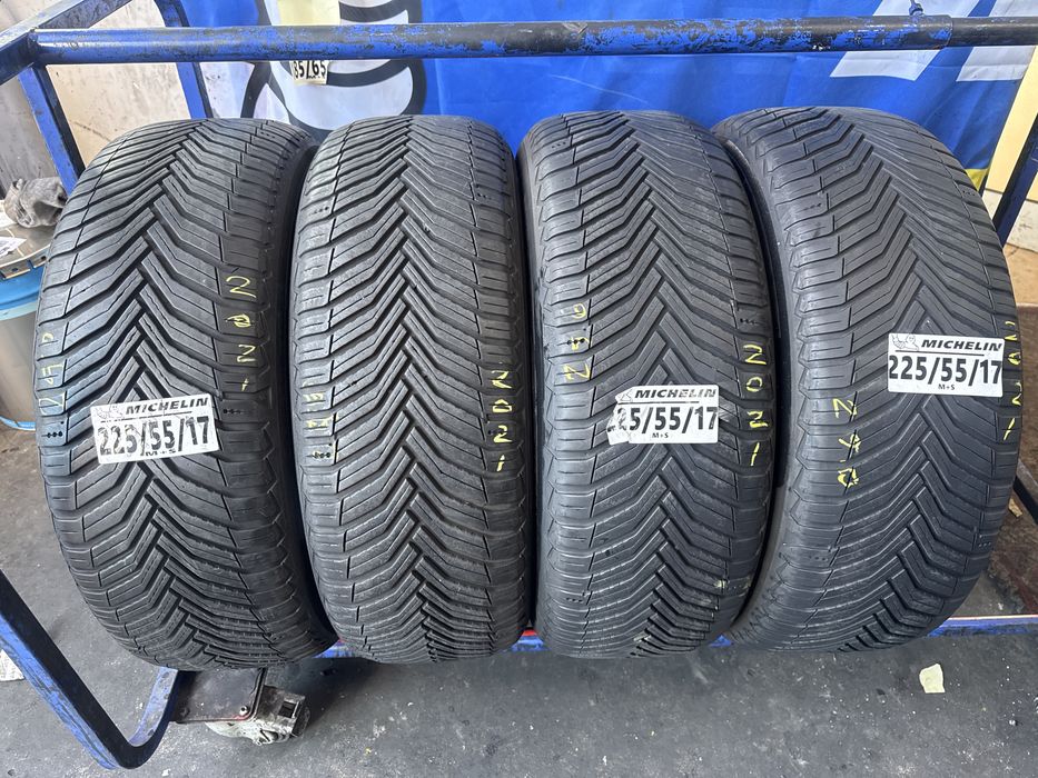225/55/17 Michelin M+S