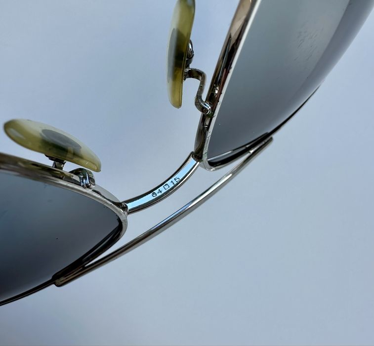 Ray Ban RB3387 Aviator Gunmetal Grey Gradient Italy