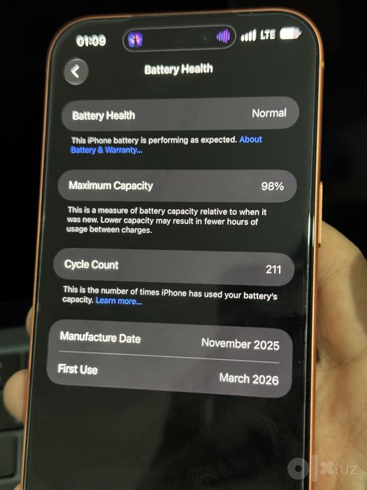 iPhone 17 Pro Max 98% Sim+eSim