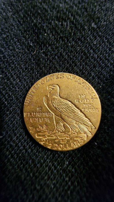 Златна монета 10 и 2,5 Американски долара Indian Head 1909 и 1911 // 5 долара 2008