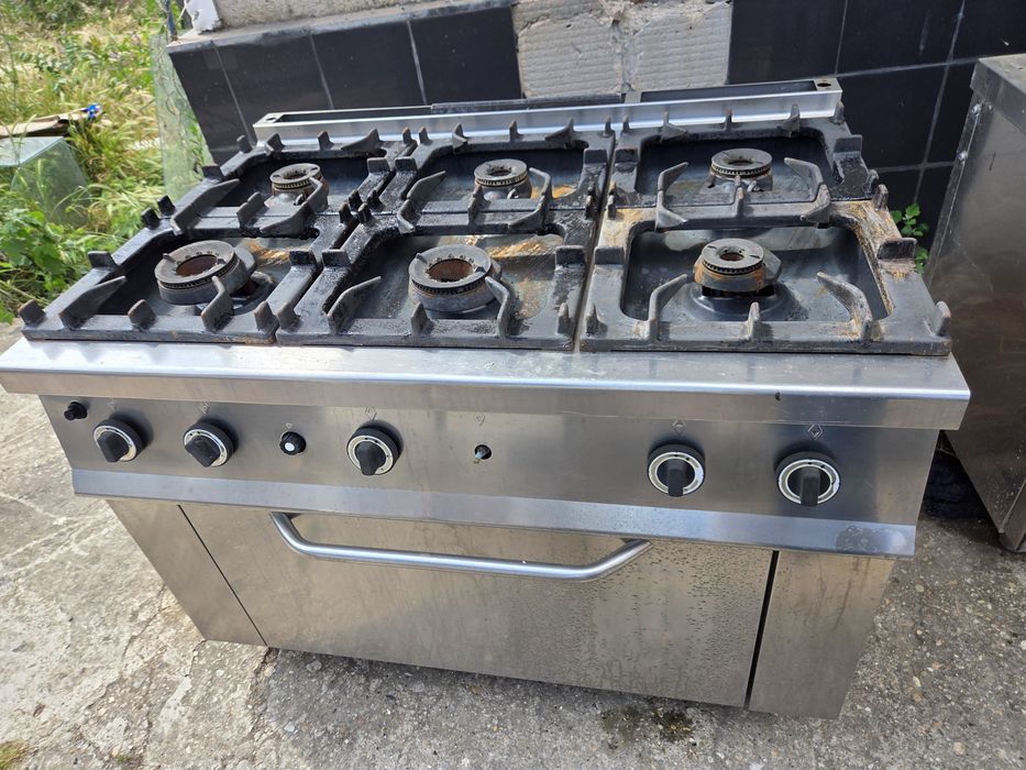 Tigaie basculanta, Aragaz 4-6 ochiuri, de banc sau cu banc, inox