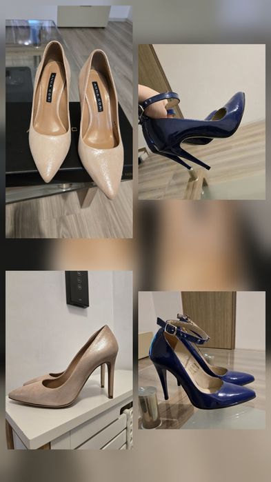 Pantofi damă nr. 35 piele naturala