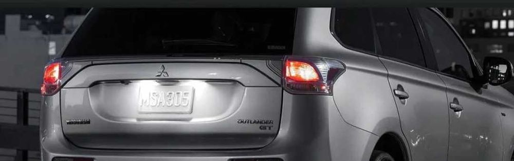 ЛЕД плафони за задния номер за Мицубиши Mitsubishi табелка LED
