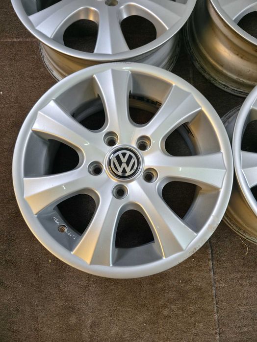 4 Jante Aliaj 5x120 16'' Dedicate VW Transporter T5 T6 Multivan Caravelle - 6.5J ET 37 !
