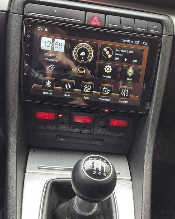 Navigație Android CarPlay Audi A4 B6, B7, 2001-2007