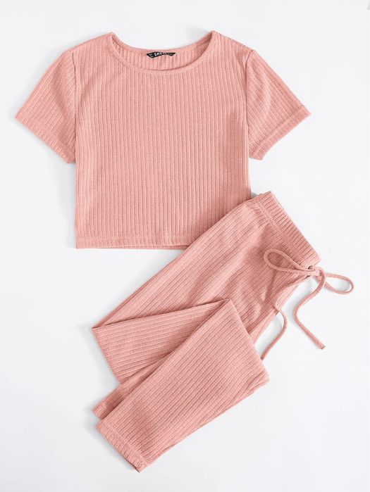 Розов сет Shein