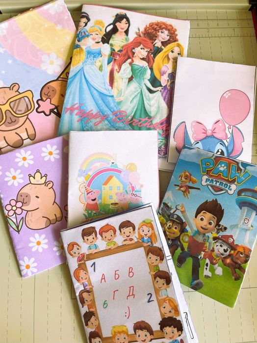 Детски Мини книжки за оцветяване, персонализирана