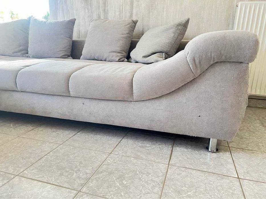 Голям ъглов диван, готов за взимане