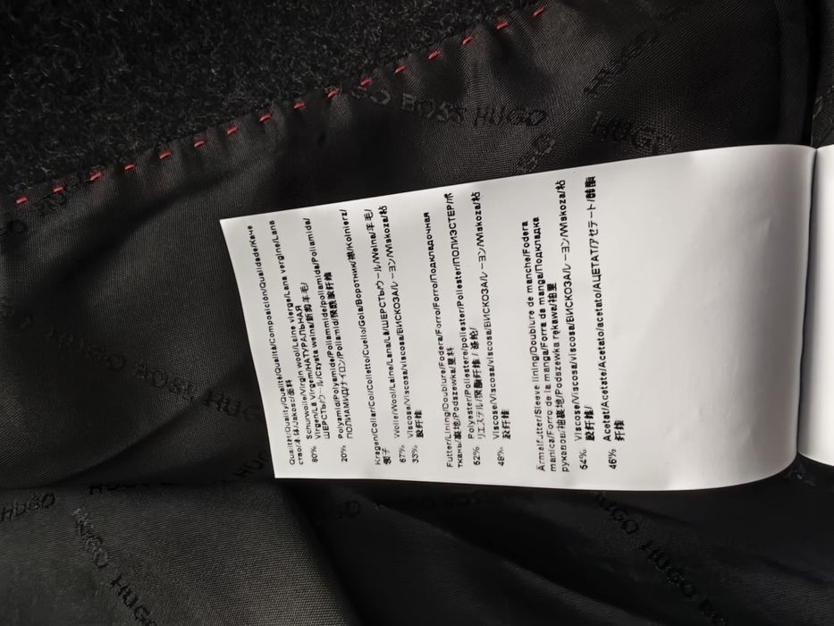 Palton Hugo Boss, lina , nou