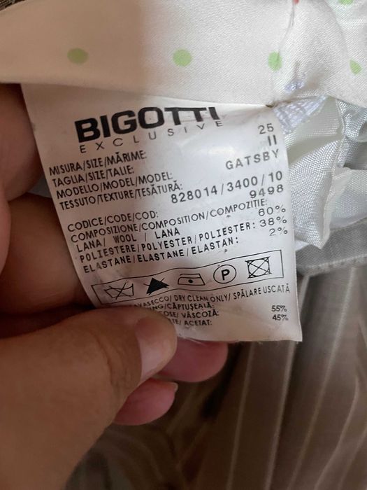 Costum barbati BIGOTTI