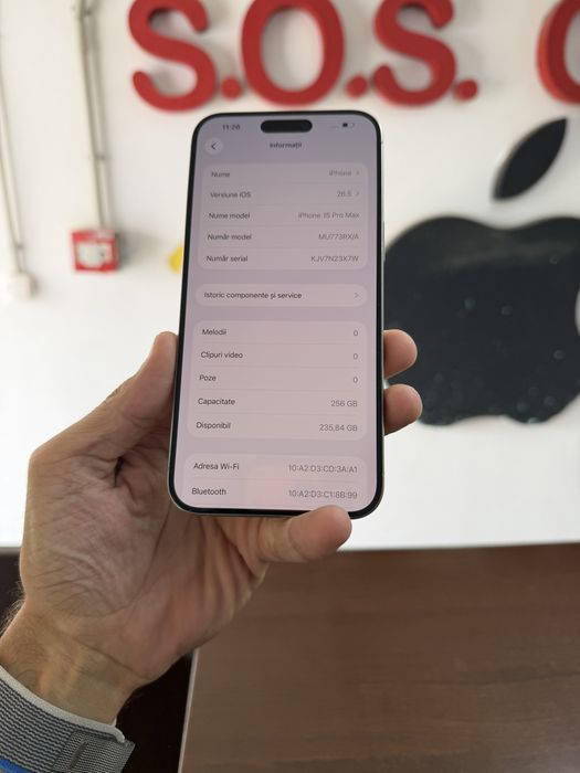 Vand Iphone 15 Pro Max 256Gb Natural Titanium