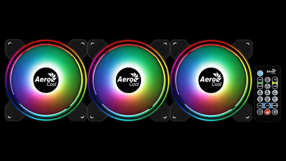 ARGB вентиляторы AeroCool 120 мм — Duo 12 Pro / Saturn Pro
