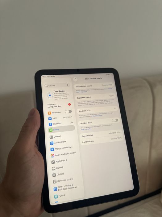 Ipad Mini - A17 Pro - 128 GB, stare EXCELENTA