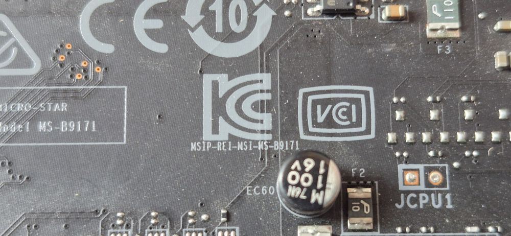 Placa baza MSI Z370 Aegis TI3 LGA 1151 defecta